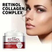 Crema para la piel humectante facial de colágeno retinol