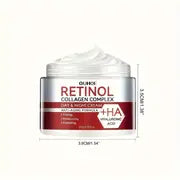 Crema para la piel humectante facial de colágeno retinol