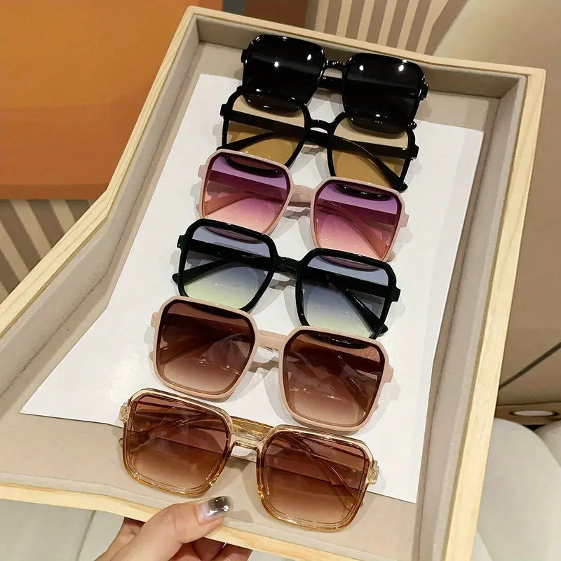 Pack de Glamour: 6 Gafas de Sol de Moda para Mujer, ¡El Toque Perfecto para tu Estilo Diario!