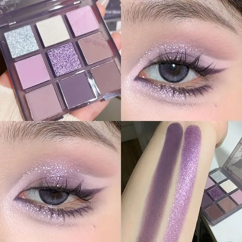 Paleta de sombra de ojos de 9 colores