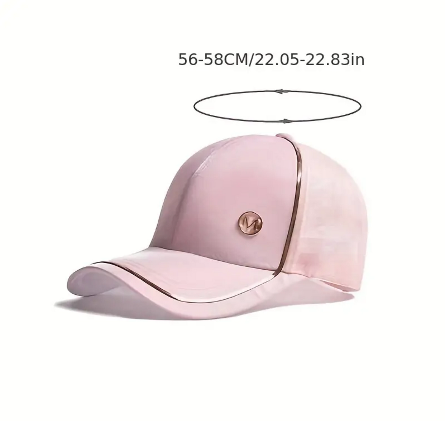 Estilo MK Radiante: Gorra de Béisbol con Protección Solar para Mujer