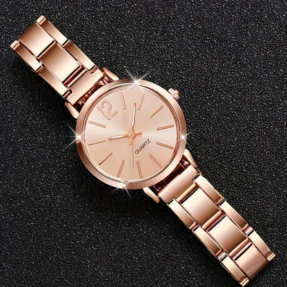 Conjuntos de relojes de 2 piezas, color Oro Rosa 2